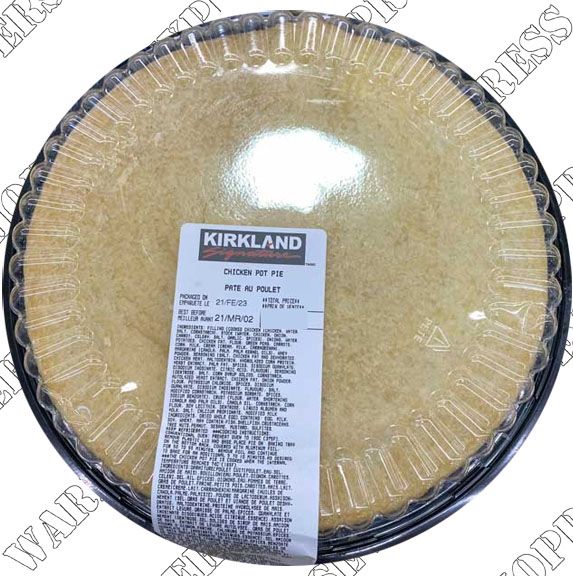 Kirkland Signature Chicken Pot Pie Warehouse Shoppers Express 8237