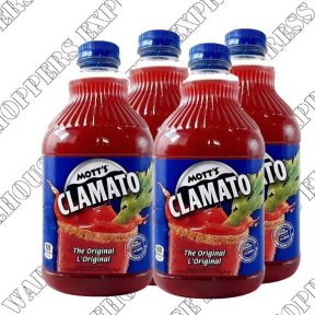 Motts Clamato Juice-Plain---- Order by Wed 17---Save $1.91