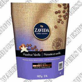 Zavida Hazelnut Vanilla Flavored Coffee Beans