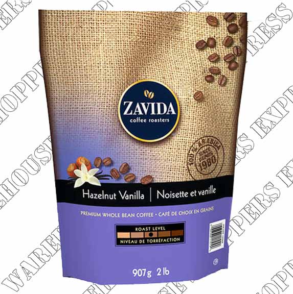Zavida Hazelnut Vanilla Flavored Coffee Beans
