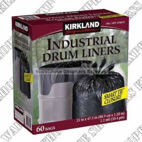 Kirkland Signature Industrial Drum Liner Garbage Bags