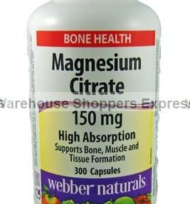 Webber Naturals Magnesium Citrate