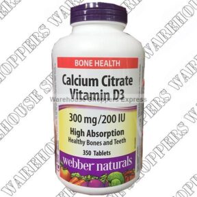 Webber Naturals Calcium Citrate with Vitamin D3
