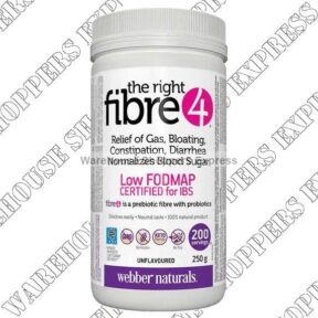 Webber Naturals Fibre 4 Prebiotic Fibre With Probiotic