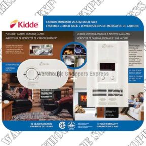 Kidde AC Plug-in Multi-Gas and Portable Carbon Monoxide Alarm
