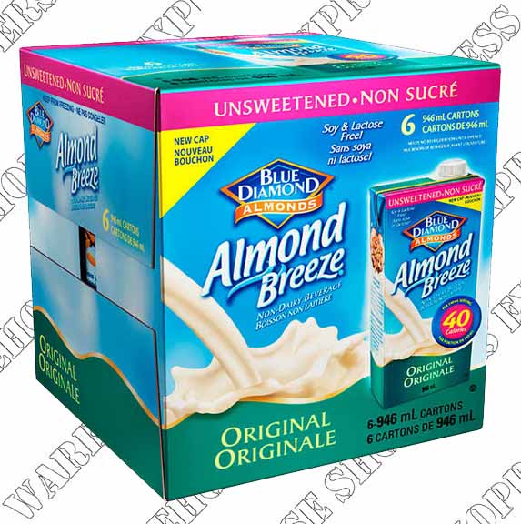 Blue Diamond Almond Breeze Original Unsweetened Almond Milk