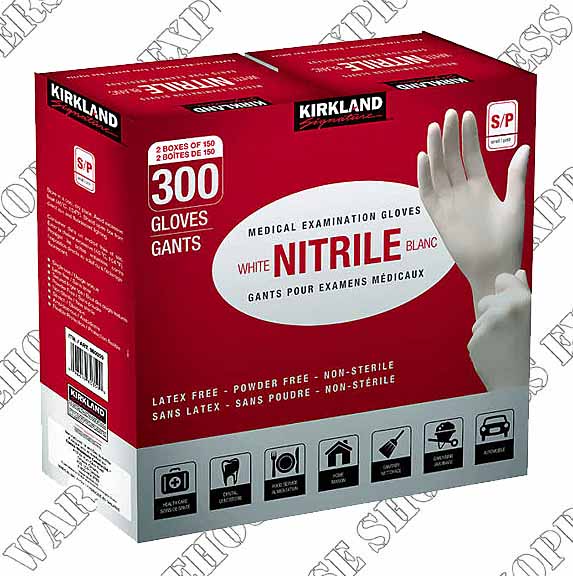 Kirkland Signature Medical Examination Nitrile Gloves - Small