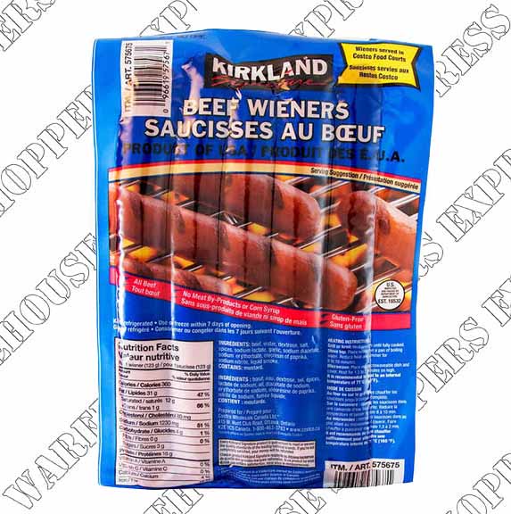 Kirkland Signature Beef Wieners