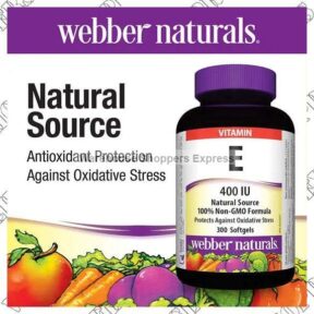 Webber Naturals Vitamin E - Natural Source