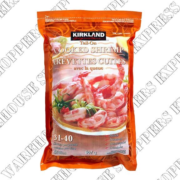 Kirkland Signature Cooked Shrimp - Tail On