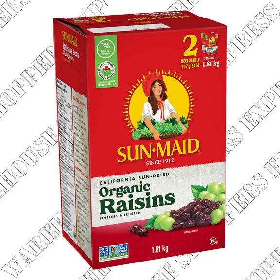 Sunmaid Organic Raisins---- Order by Wed 05---Save $4