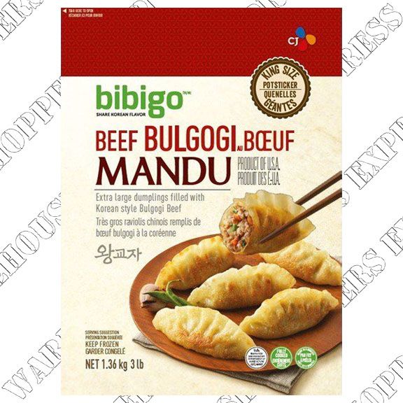 CJ Bibigo Beef Bulgogi Mandu