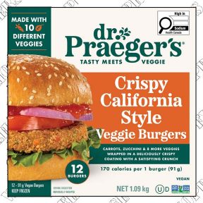 Dr. Praeger's Crispy California Veggie Burgers---- Order by Wed 03---Save $4
