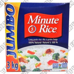 Minute Rice Instant White Rice---- Order by Wed  06---Save  $2.5