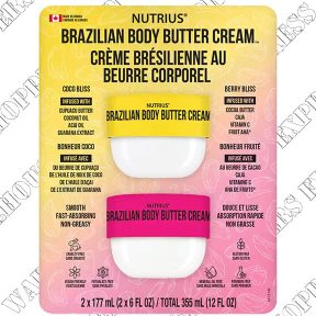Nutrius Brazillian Body Butter