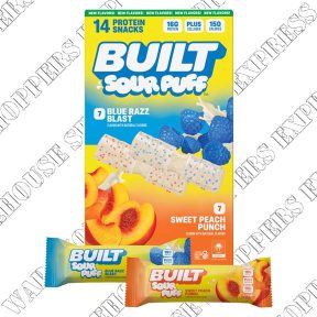 Built Puff Protein Bar Sour Puff Blue Razz Blast