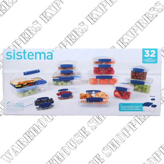 Sistema Plastic Food Storage Set