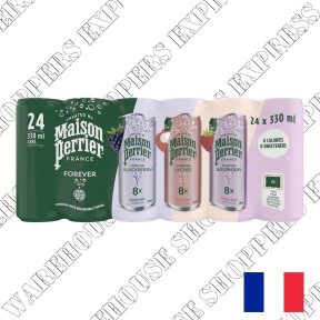 Perrier Sleek Cans Lemon