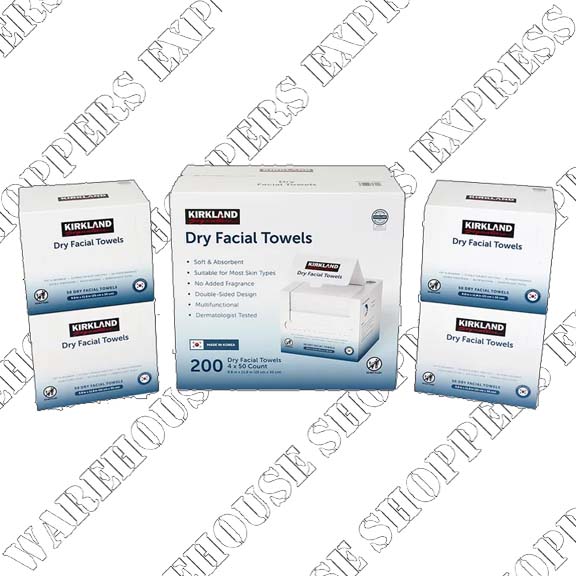 Kirkland Signature Dry Facial Towels