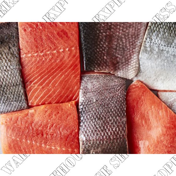 Kirkland Signature RWA Salmon Portions. Skin on