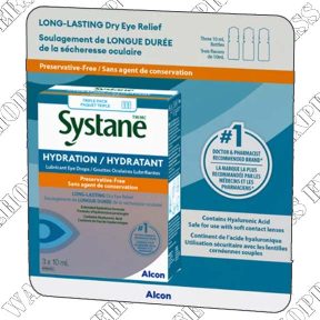 Systane hydration eye drops---- Order by Wed  06---Save  $6