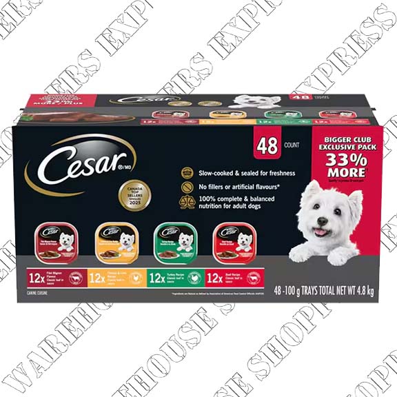 Cesar Wet Dog Food---- Order by Wed 03---Save $10
