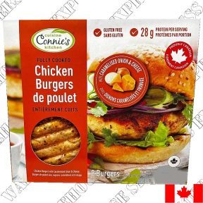 Connie's Kitchen Onion and Cheese Chicken Burger