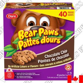 Dare Chocolate Chip Bear Paws---- Order by Wed 03---Save $3