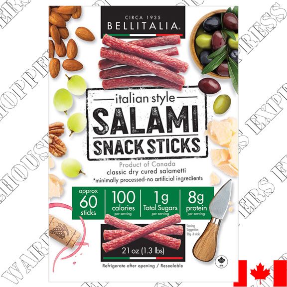 Bellitalia Italian Style Salami Snack Sticks