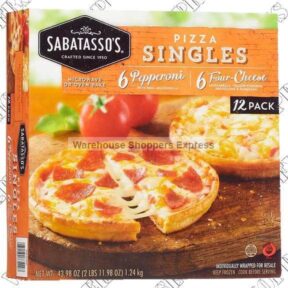 Sabatassos Thin Crust Variety Pizza Singles
