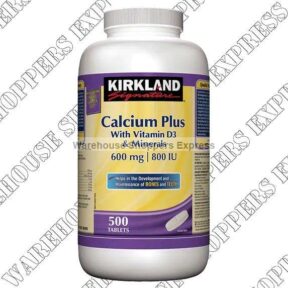 Kirkland Signature Calcium Plus With Vitamin D3 & Minerals