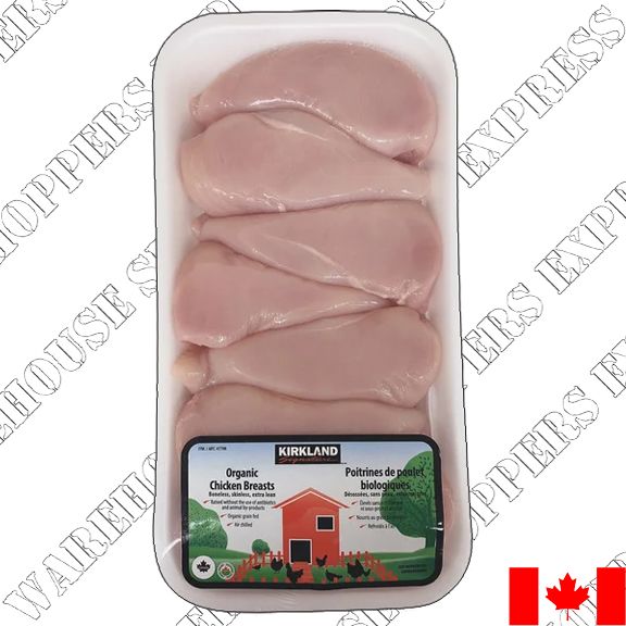 Kirkland Signature Organic Boneless Skinless Chicken Breasts