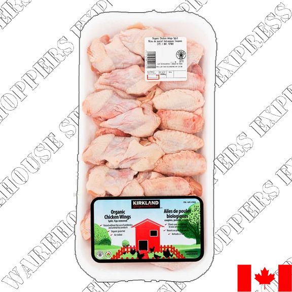 Kirkland Signature Organic Split Chicken Wings