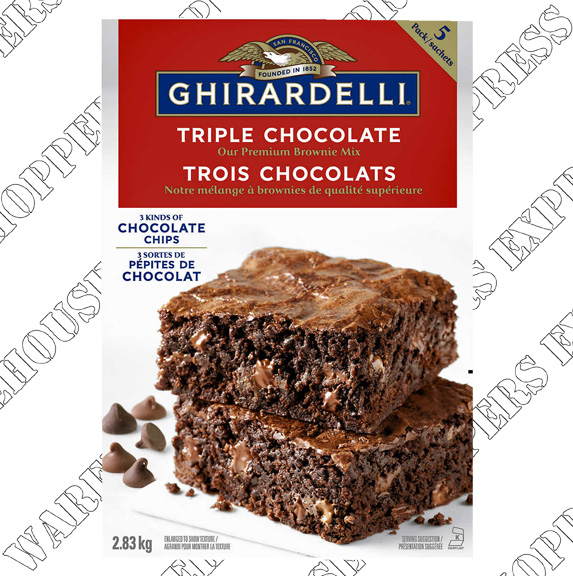 Ghirardelli Triple Chocolate Brownie Mix