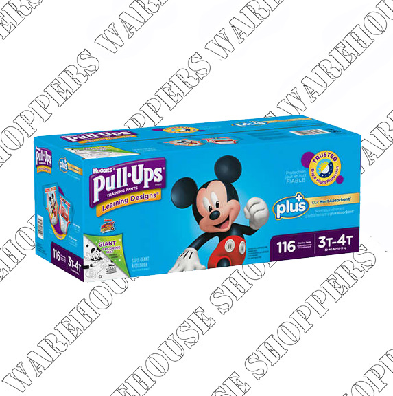 Huggies Pull-Ups Plus Boys 3t-4t