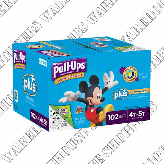 Huggies Pull-Ups Plus Boys 4t-5t