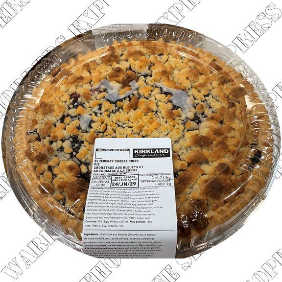 Kirkland Signature Blueberry Cheese Crisp Pie Warehouse Shoppers Express