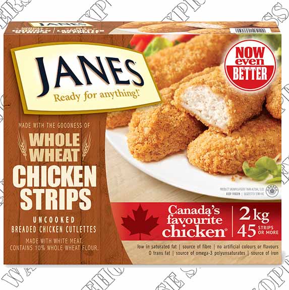Janes Whole Wheat Chicken Strips