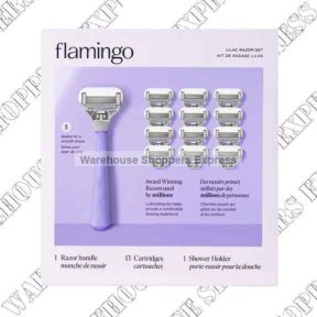 Flamingo Women’s Lilac Shave Set