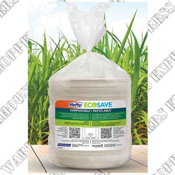 Hefty Ecosave Dinner Paper Plates