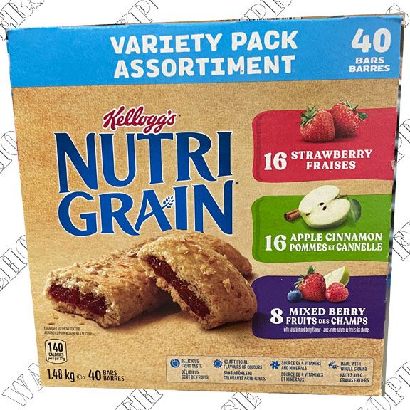 Kelloggs Nutrigrain Bars
