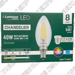 Luminus LED Chandelier Bulbs
