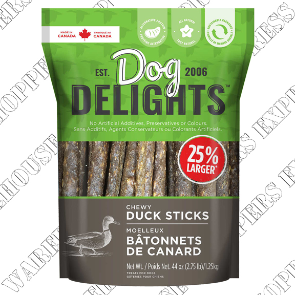 Dog Delights Chewy Duck Sticks