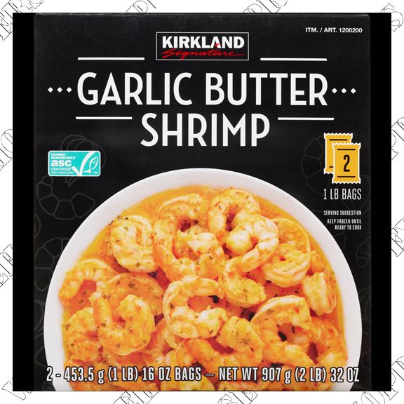 Kirkland Signature Garlic Butter Shrimp