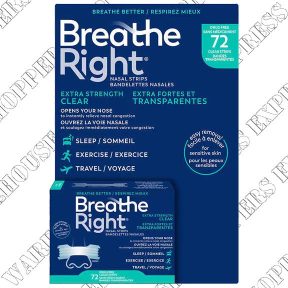 Breathe Right Ext Clear Nasal Strips