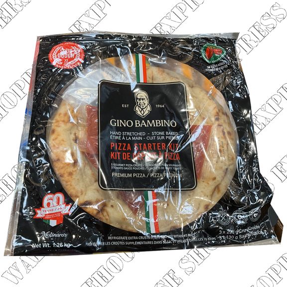 Molinaro's Gino Bambina Sourdough Stone Baked Pizza Kit